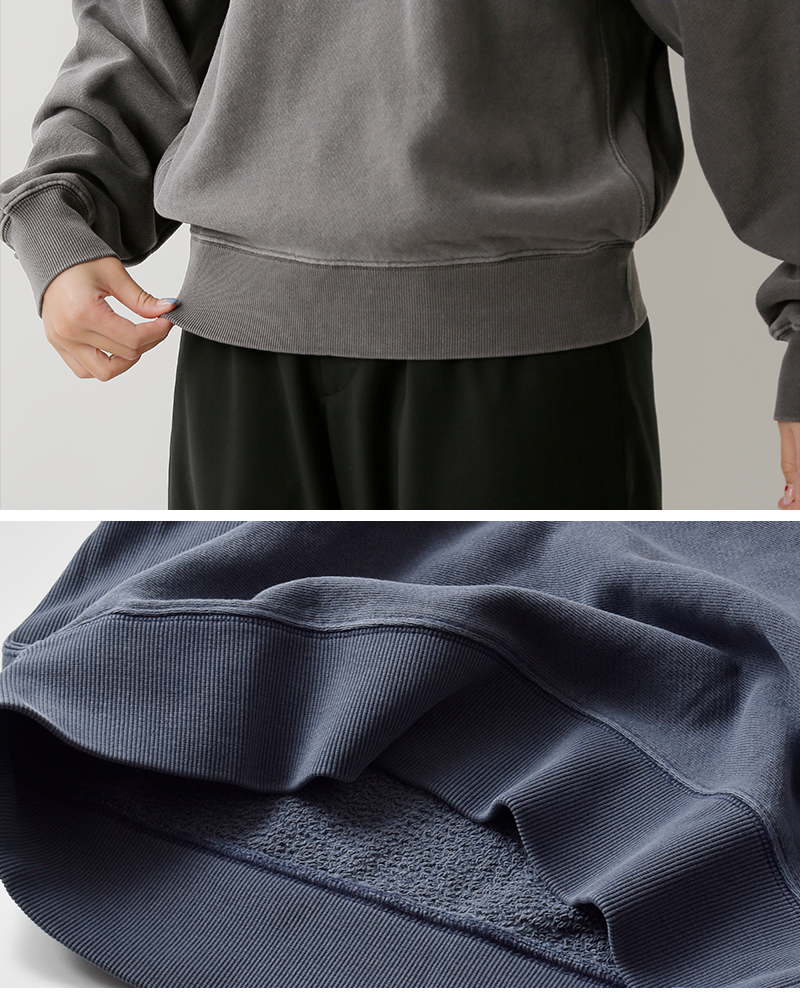 Johnbull(ジョンブル)コットントンプキン裏毛タッキングプルオーバーjl254c01