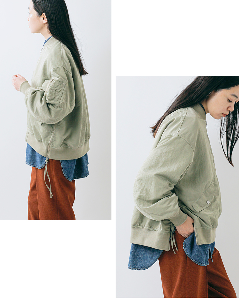 Johnbull(ジョンブル)MILサイドジップリブブルゾンjl254l03