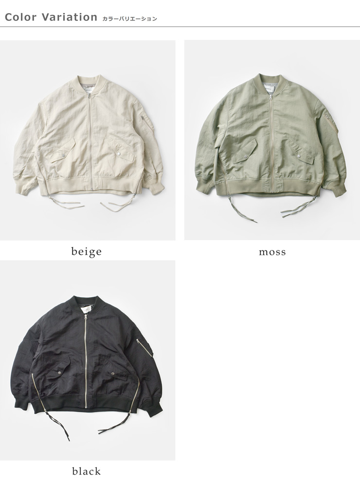 Johnbull(ジョンブル)MILサイドジップリブブルゾンjl254l03