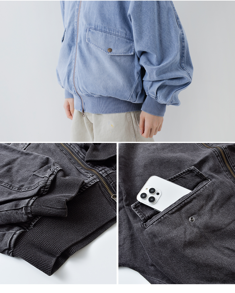 Johnbull(ジョンブル)デニムオーバーブルゾンjl254l07