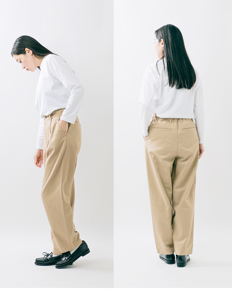 Johnbull(ジョンブル)ライトモールスキンタックイージーパンツjl254p04