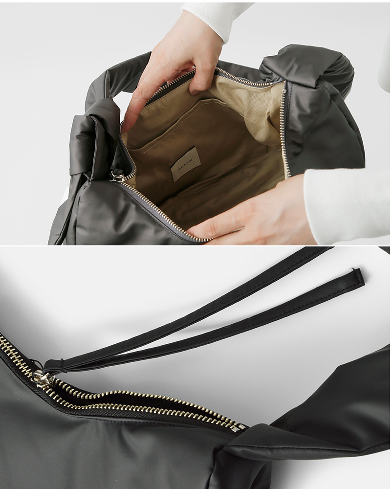 joe&him(ジョーアンドヒム)ボンディングハーフムーンバッグ“Moon”jo-ac5306