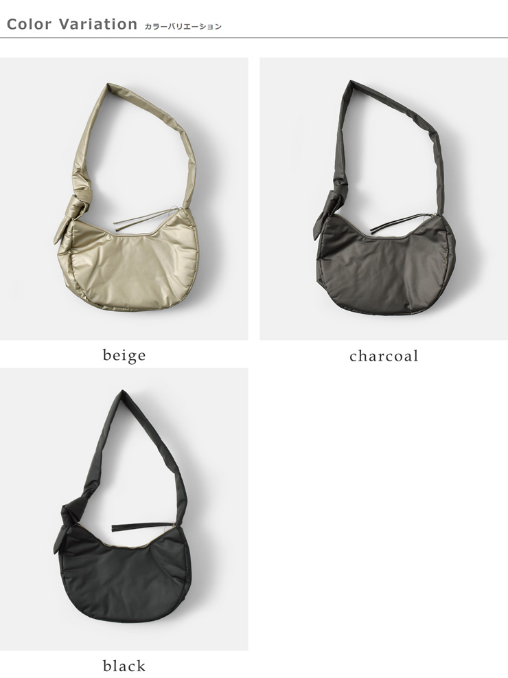 joe&him(ジョーアンドヒム)ボンディングハーフムーンバッグ“Moon”jo-ac5306