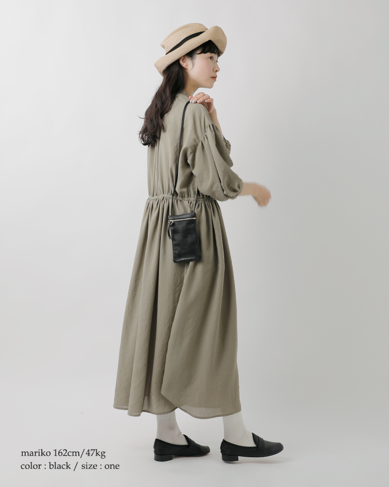 MARINE DAY(マリンデイ)ゴートスキン レザー ショルダーバッグ “JOY” 