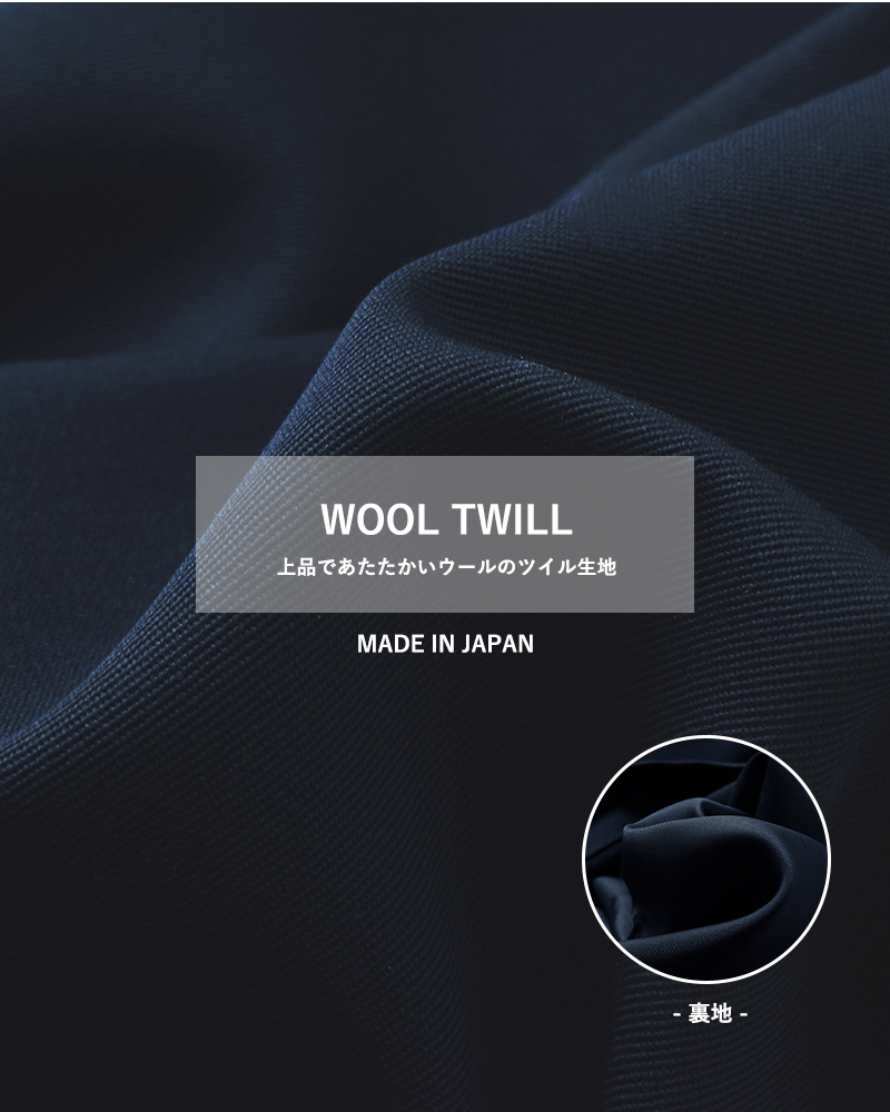 nicholson&nicholson(ニコルソンアンドニコルソン)ウールツイルセンタータックショートパンツjoy-wo