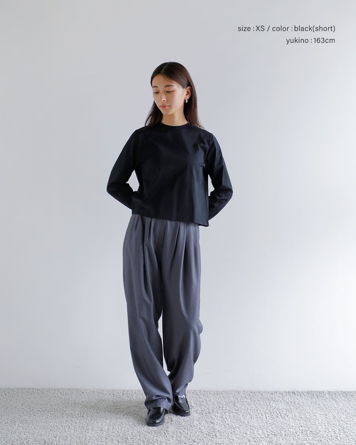 Nicolas Jenson(ニコラジェンソン)コットンクルーネックロングスリーブプルオーバー “CREW NECK LONG SLEEVE” js-23ss-01