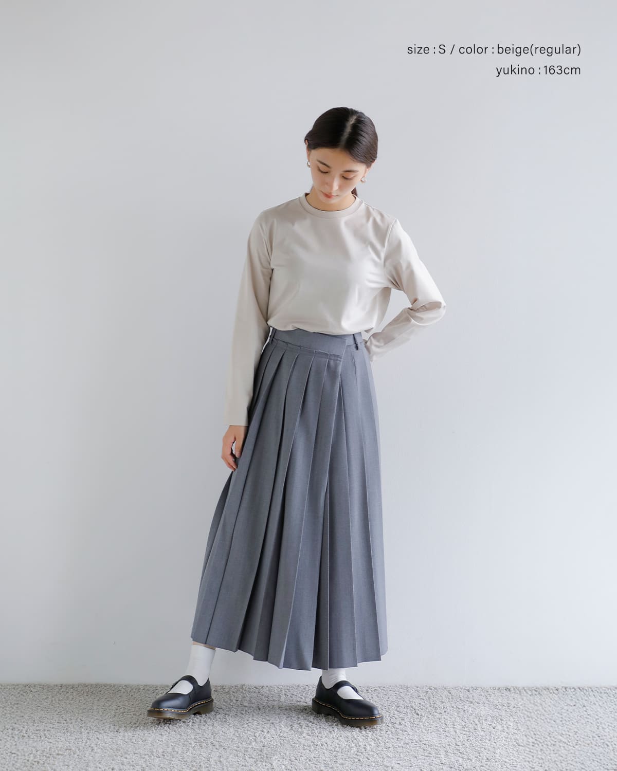 Nicolas Jenson(ニコラジェンソン)コットンクルーネックロングスリーブプルオーバー “CREW NECK LONG SLEEVE” js-23ss-01