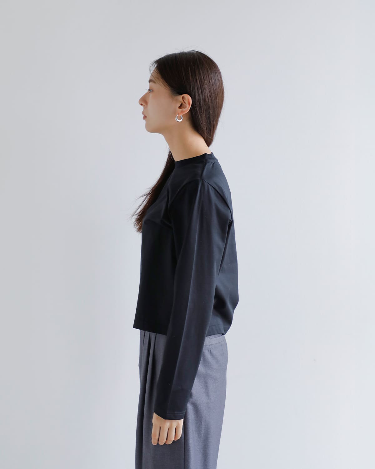 Nicolas Jenson(ニコラジェンソン)コットンクルーネックロングスリーブプルオーバー “CREW NECK LONG SLEEVE” js-23ss-01