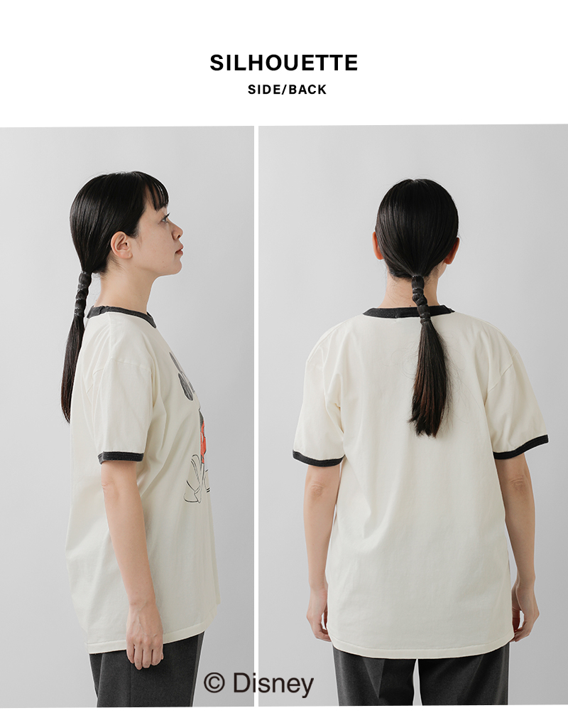 ジョンブルミッキーリンガーTee MICKEY MOUSE / Embroidery Tシャツ | ジョンブル公式通販