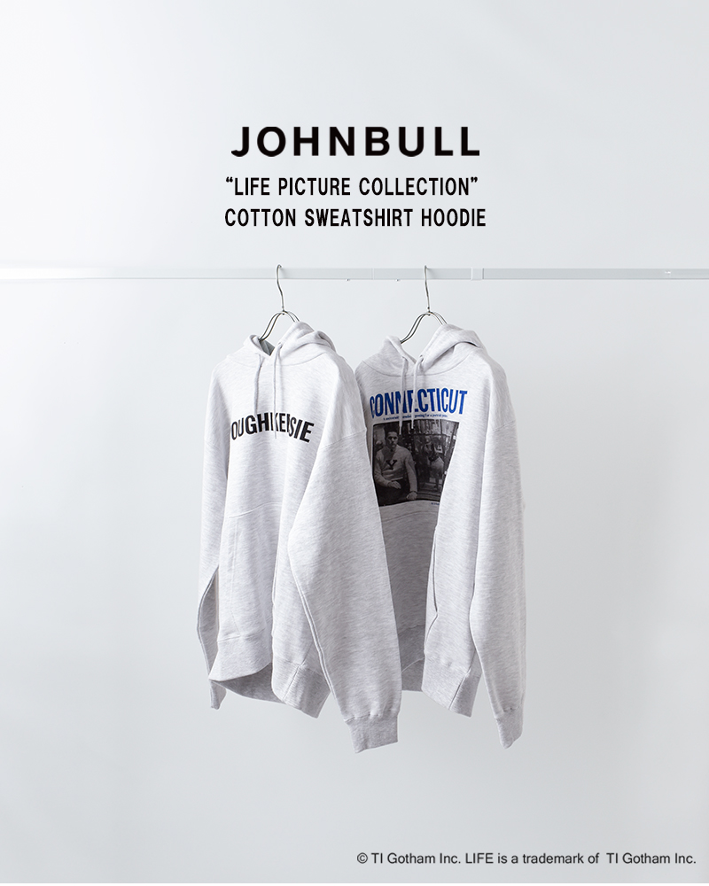 Johnbull(ジョンブル)コットンスウェットパーカー“LIFEPICTURECOLLECTION”jt254c14-16