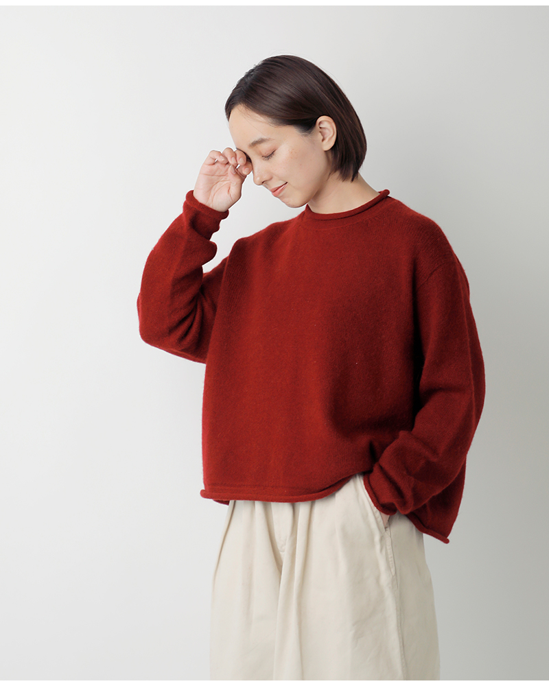 FACTORY(ファクトリー)ベビーキャメルロールネックニットプルオーバーk-04-same1