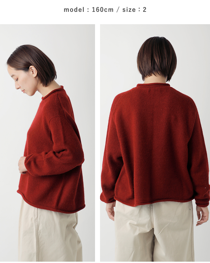 FACTORY(ファクトリー)ベビーキャメルロールネックニットプルオーバーk-04-same1