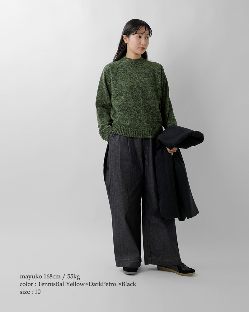 FRED PERRY(フレッド ペリー)ウールモックネックニットプルオーバー“TWISTEDMARLMOCKNECKJUMPER”k1133