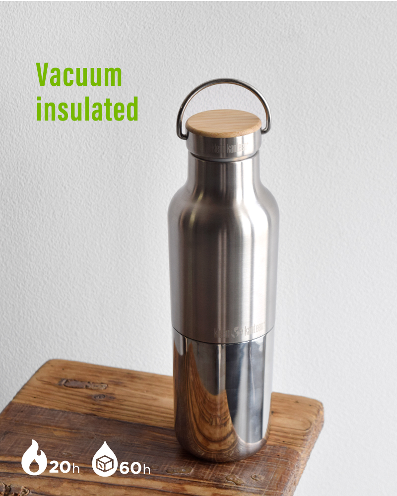 Klean Kanteen/Apple Logo Bottle/バンブーキャップ Klean Kanteen/Apple Logo Bottle/バンブーキャップ