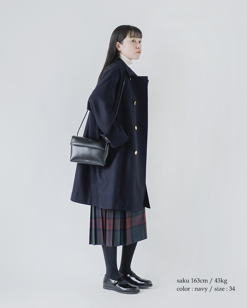 Traditional Weatherwear(トラディショナルウェザーウェア)マールトンライトメルトンウールダブルロングコート“MALTONDOUBLELONG”l252kgfco0473ml