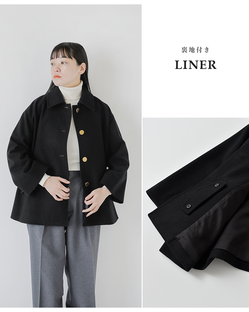 Traditional Weatherwear(トラディショナルウェザーウェア)リントンライトメルトンウールショートコート“LINTONSHORT”l252kgfco0502ml