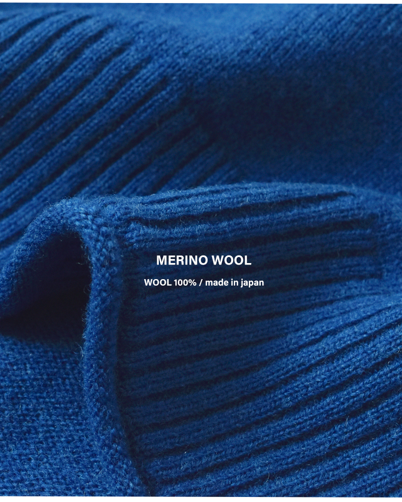 ordinaryfitsメリノウール モックネック ニット ベスト “MOCKNECK VEST” kn009-325