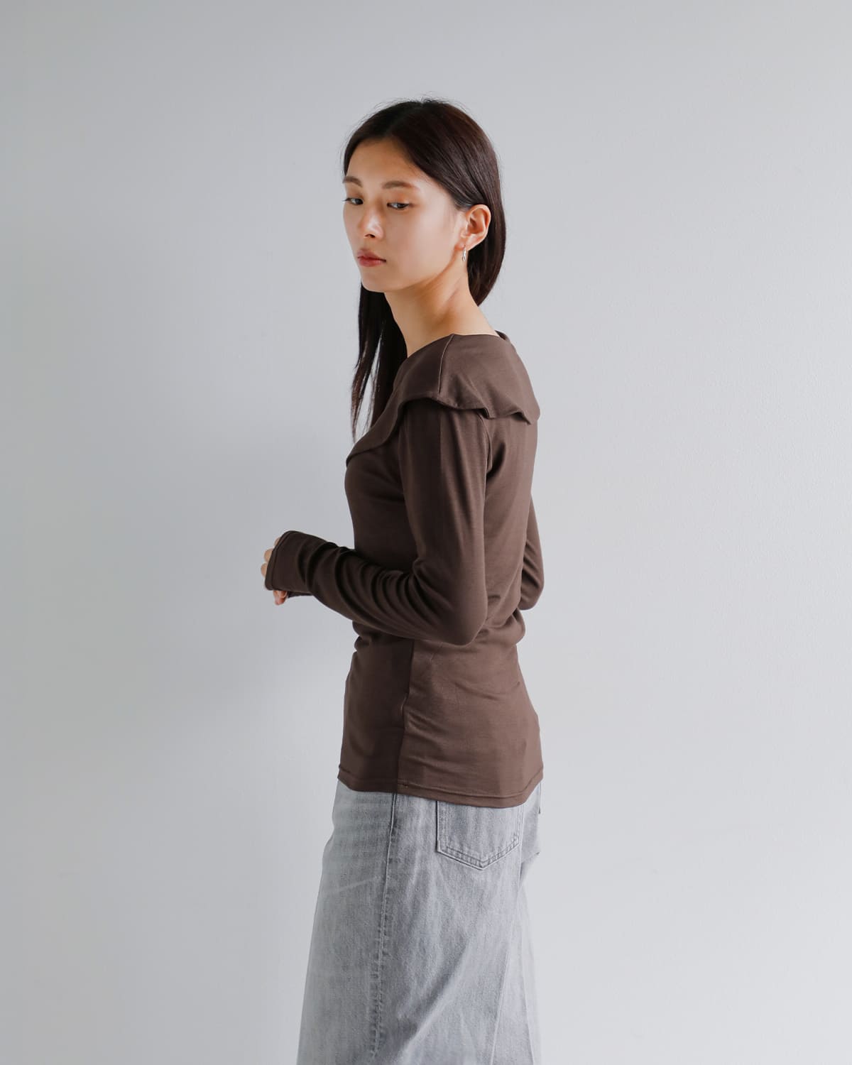 kiehtova(キエトヴァ)アシンメトリーデコルテトップス “ASYMMETRY DECOLLETE TOPS” ktwr40