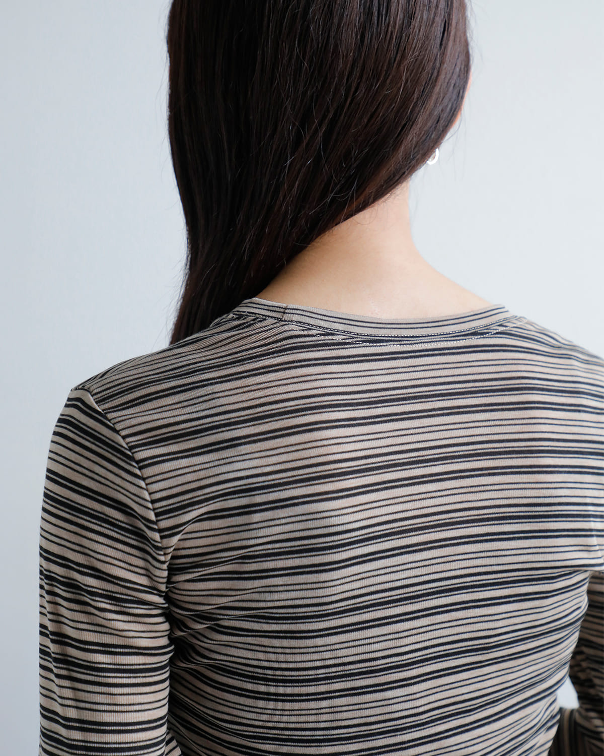 kiehtova(キエトヴァ)シアーボーダートップス “SHEER BORDER TOPS” ktwr41