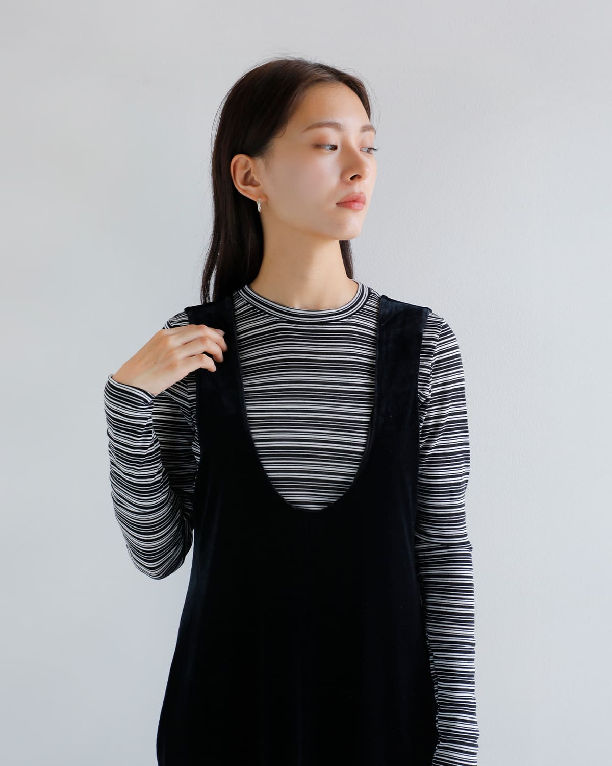 kiehtova(キエトヴァ)シアーボーダートップス “SHEER BORDER TOPS” ktwr41