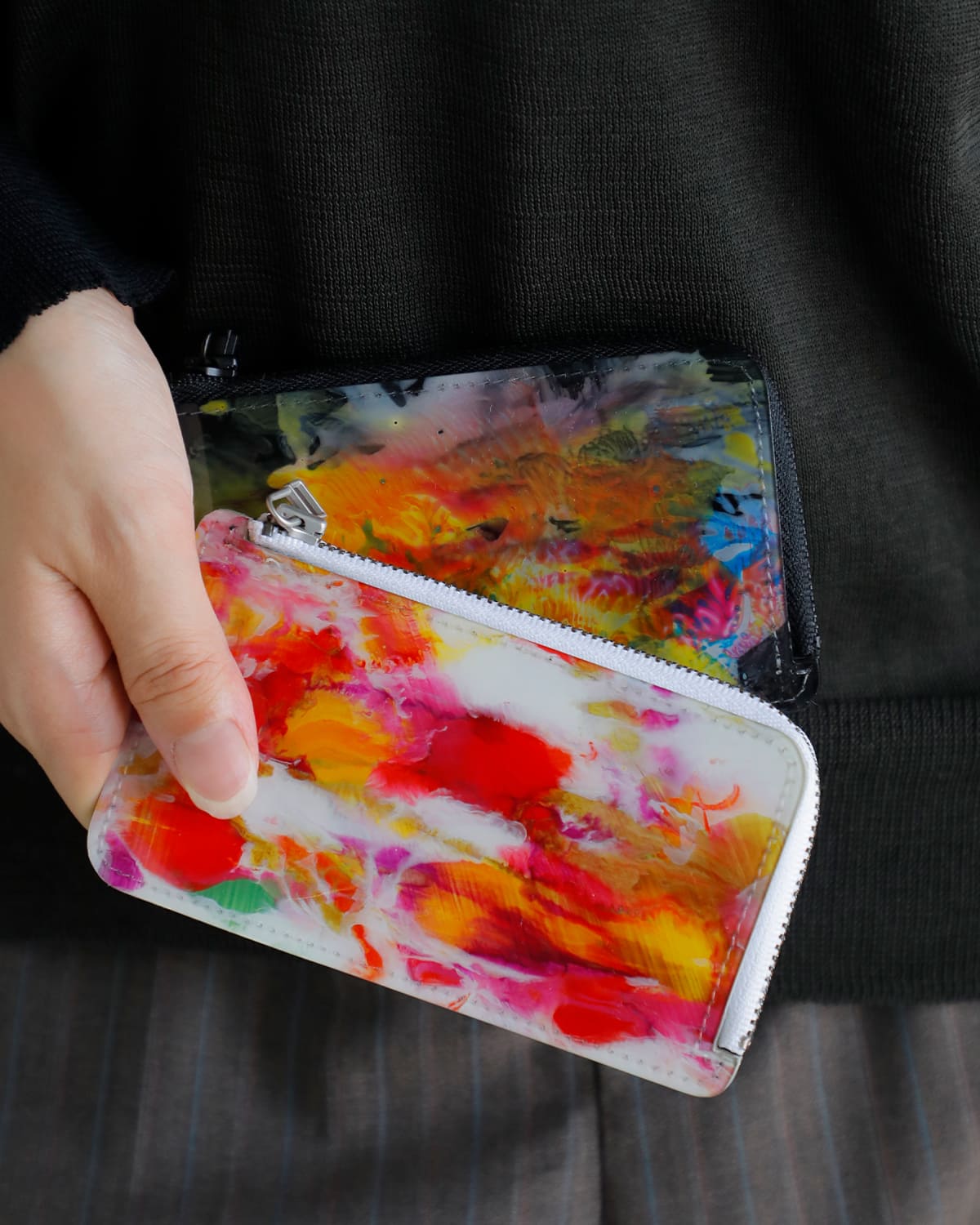 macromauro(マクロマウロ)L字型ジップペイントパース “L-PURSE” l-purse