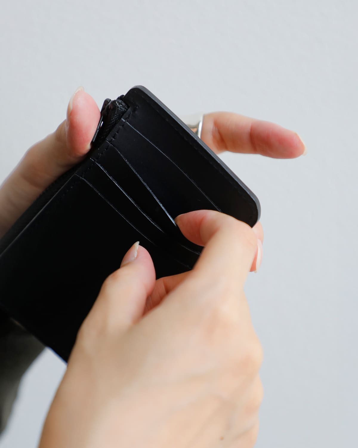 macromauro マクロマウロ L字型 ジップ ペイント パース “L