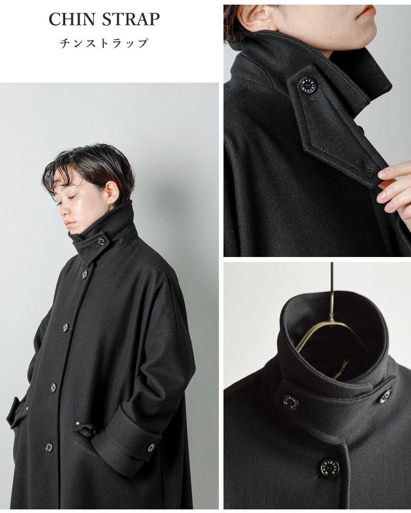 美品✨MACKINTOSH ロングコート　キャメル　38 MACKINTOSH｜×HOSHII TO DEAU aranciato別注 ハウンドトゥース