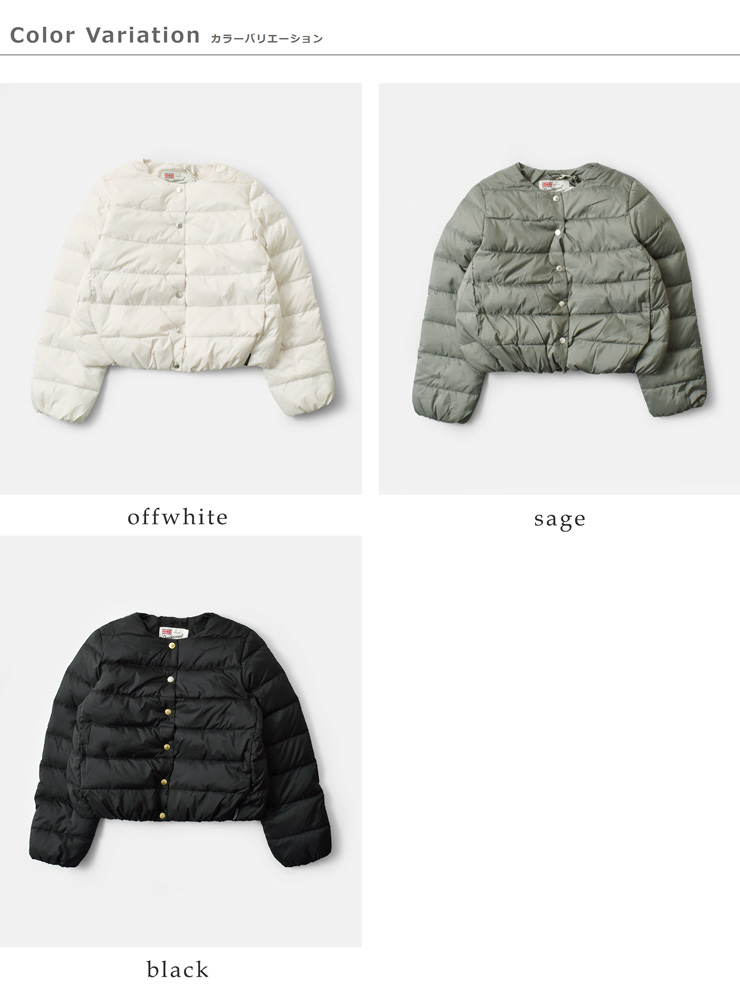 Traditional Weatherwear(トラディショナルウェザーウェア)アークリーパッカブル撥水ノーカラーダウンジャケット“ARKLEYDOWNPA”l252cidco0496oz