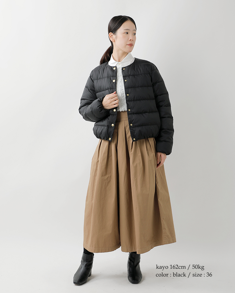 Traditional Weatherwear(トラディショナルウェザーウェア)アークリーパッカブル撥水ノーカラーダウンジャケット“ARKLEYDOWNPA”l252cidco0496oz