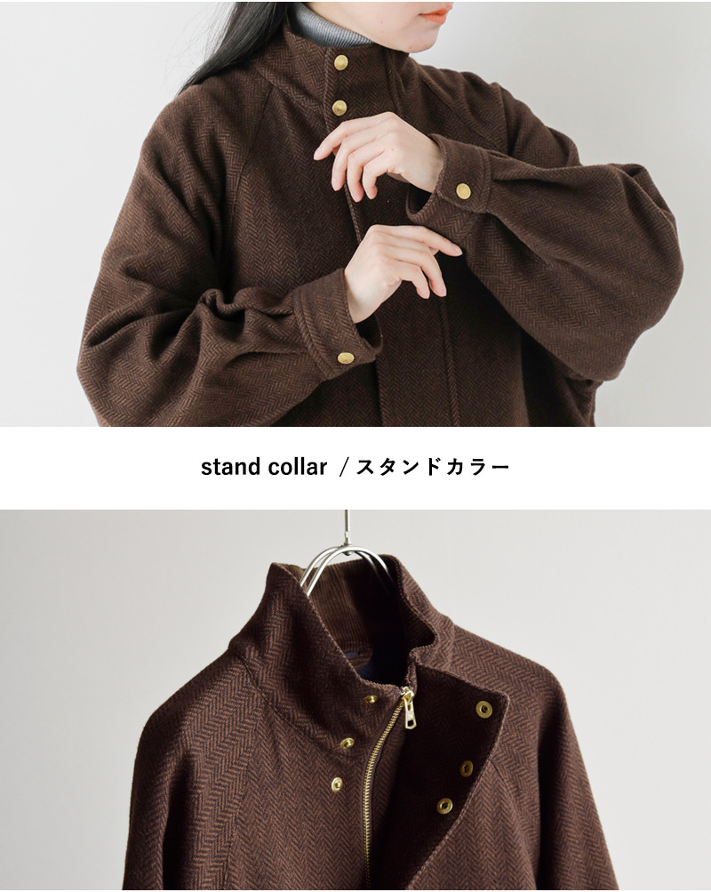Traditional Weatherwear(トラディショナルウェザーウェア)ヒートツィードエルガン2wayロングコート“ELGINLONGHT”l252fpfco0505hs