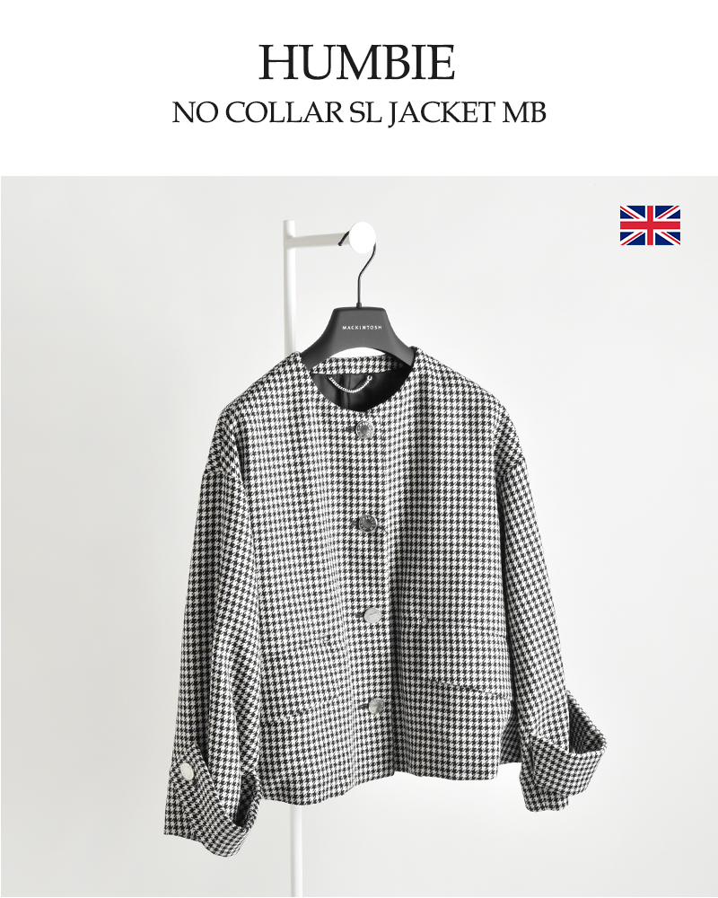 ジャケット・アウター MACKINTOSH HUMBIE NOCOLLAR Mackintosh マッキントッシュ MACKINTOSH ウール ハンビー ノー