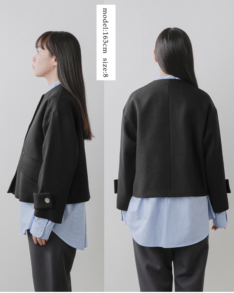 MACKINTOSH(マッキントッシュ)ウールハンビーノーカラージャケット“HUMBIENOCOLLARSLJACKETMB”l252hi1193fdv