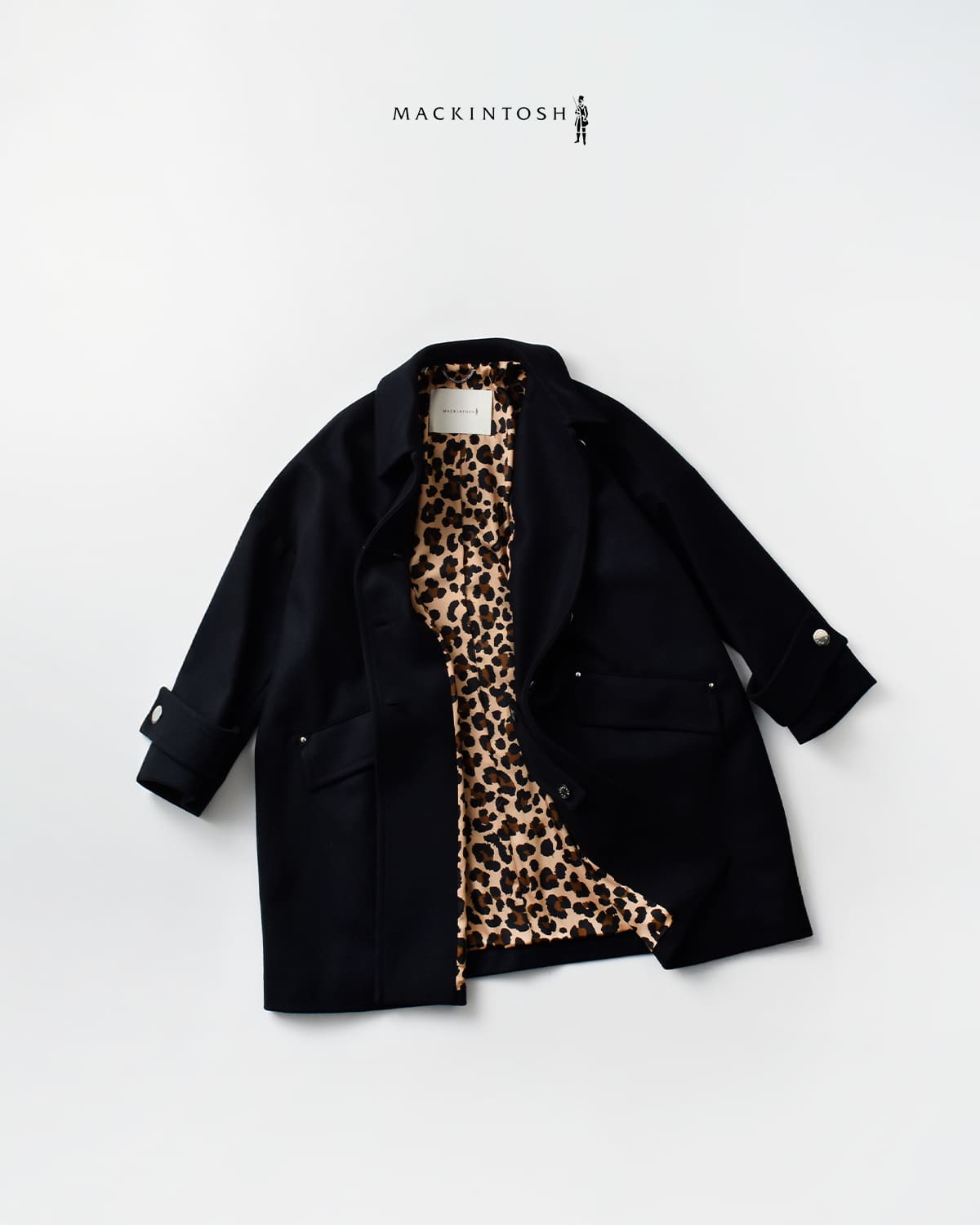 MACKINTOSH(マッキントッシュ)ウールメルトン ハンビー ショート ステンカラーコート “HUMBIE MB LEO”l252mo1158f2kl