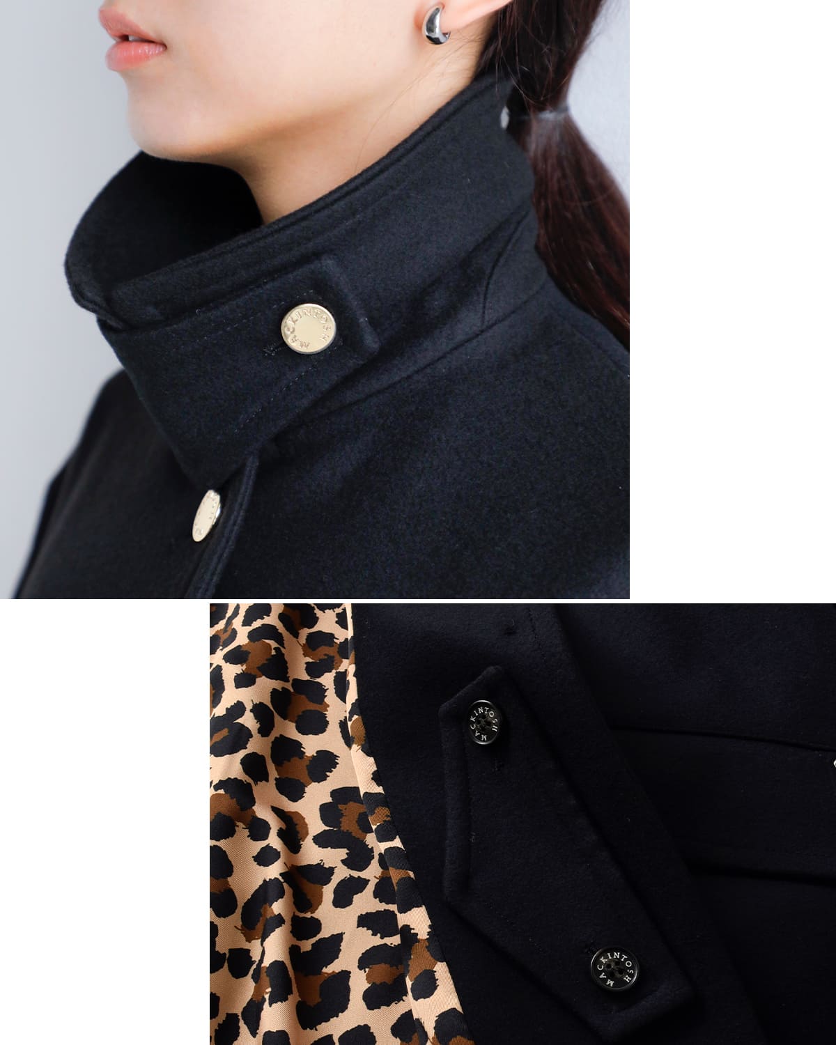 MACKINTOSH(マッキントッシュ)ウールメルトンハンビーショートステンカラーコート “HUMBIE MB LEO” l252mo1158f2kl