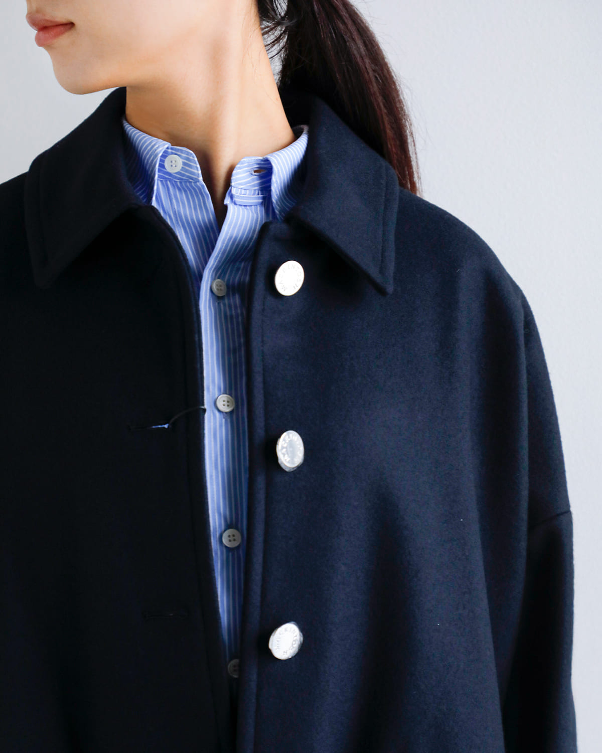 MACKINTOSH(マッキントッシュ)ウールメルトンハンビーショートステンカラーコート “HUMBIE MB LEO” l252mo1158f2kl