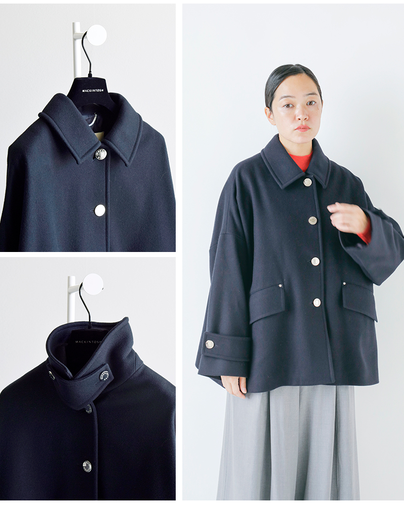 MACKINTOSH(マッキントッシュ)ウールメルトンハンビーショートコート“HUMBIESHORTMB”l252mo1182f2k