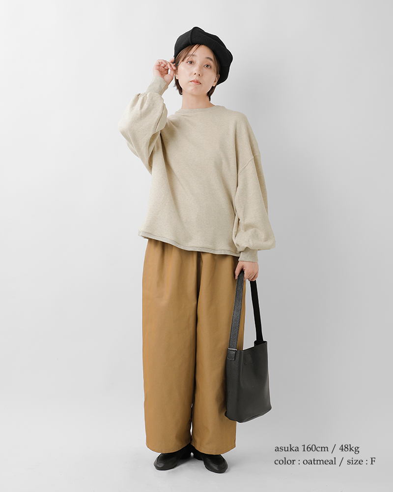 Laboratory(ラボレイトリー)リサイクルコットン裏毛プルオーバー“RECONSTRUCTIONURAKEPULLOVER”la407