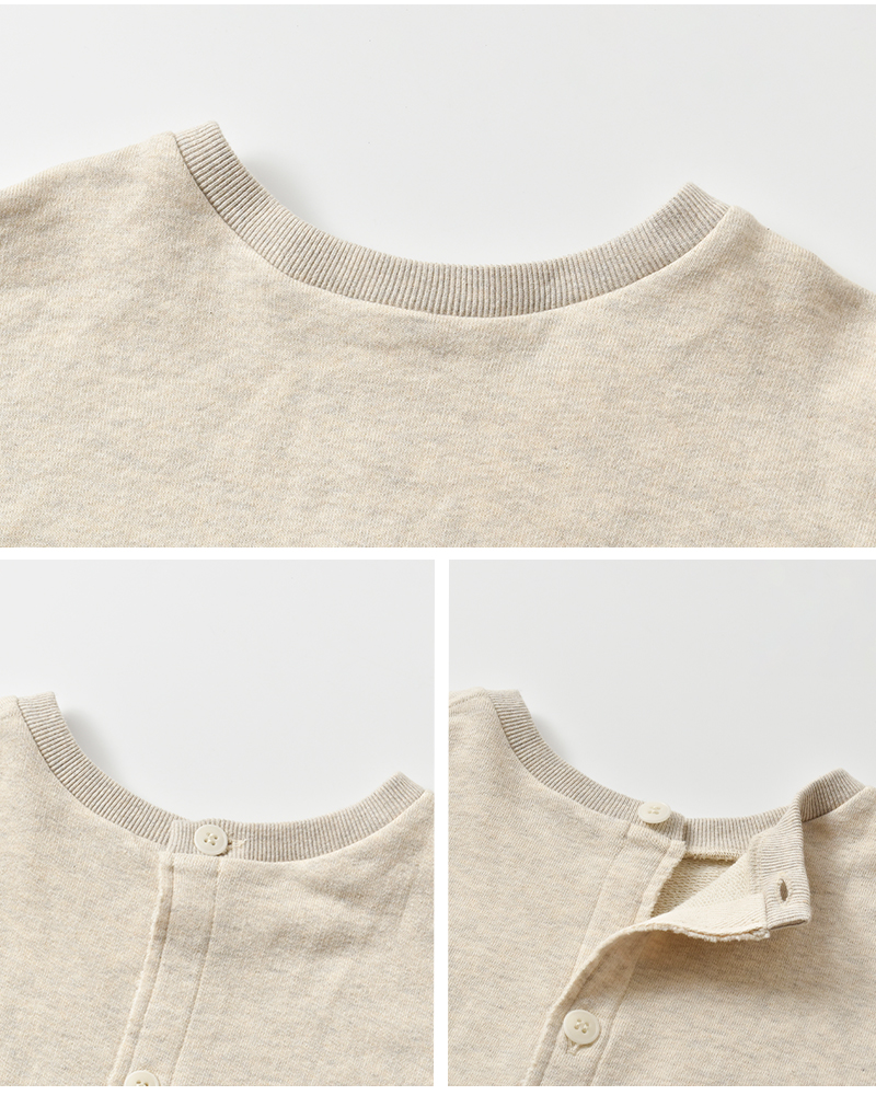 Laboratory(ラボレイトリー)リサイクルコットン裏毛プルオーバー“RECONSTRUCTIONURAKEPULLOVER”la407