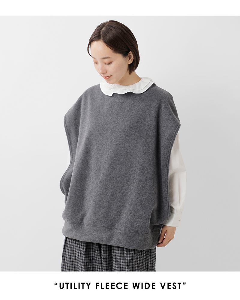 Laboratory(ラボレイトリー)ユーティリティガーメントフリースワイドベスト“UTILITYFLEECEWIDEVEST”la411