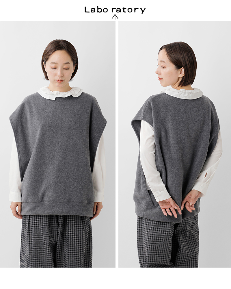 Laboratory(ラボレイトリー)ユーティリティガーメントフリースワイドベスト“UTILITYFLEECEWIDEVEST”la411