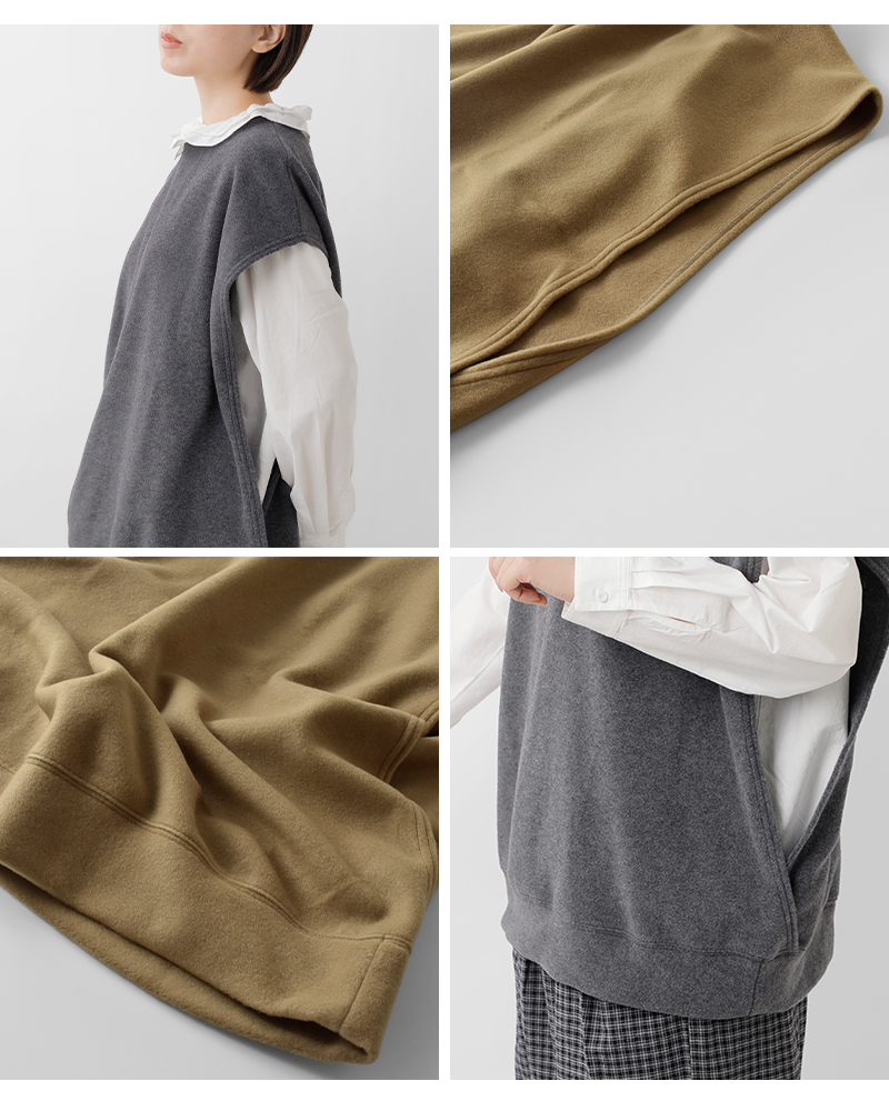 Laboratory(ラボレイトリー)ユーティリティガーメントフリースワイドベスト“UTILITYFLEECEWIDEVEST”la411