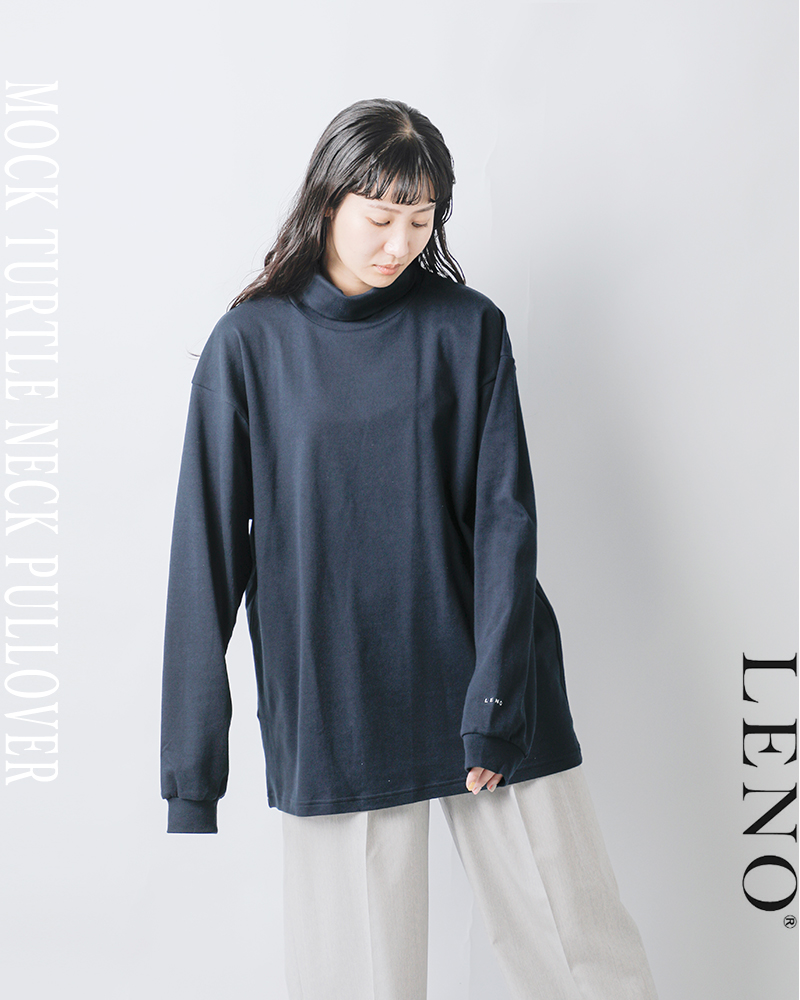 LENO(m)RbgbN^[glbNvI[o[gMOCKTURTLENECKPULLOVERhleno-cs004