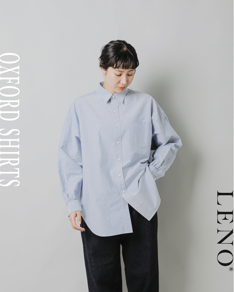 LENO(m)RbgIbNXtH[hM[J[VcgOXFORDSHIRTShleno-sh002