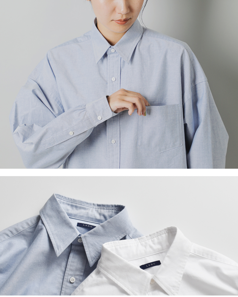 LENO(m)RbgIbNXtH[hM[J[VcgOXFORDSHIRTShleno-sh002