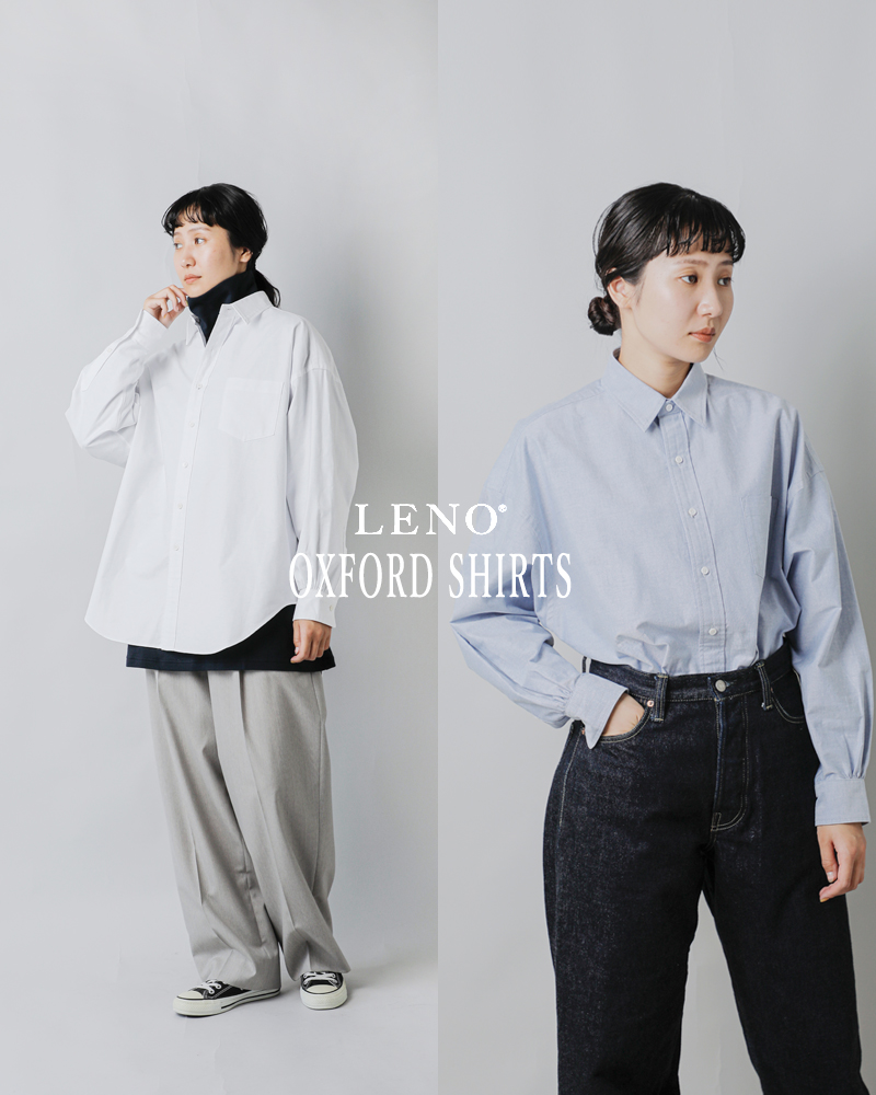 LENO(m)RbgIbNXtH[hM[J[VcgOXFORDSHIRTShleno-sh002