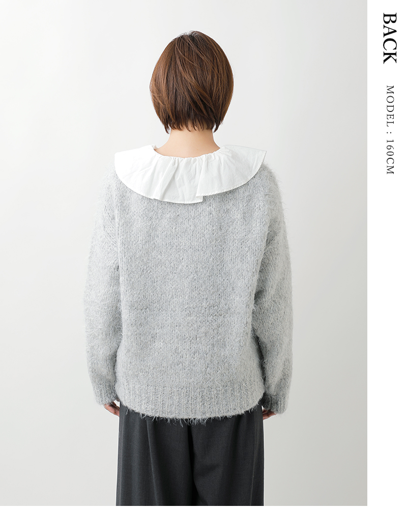 TRICOTS JEAN MARC(トリコット ジーン マルク)ボートネックニットプルオーバーlerida