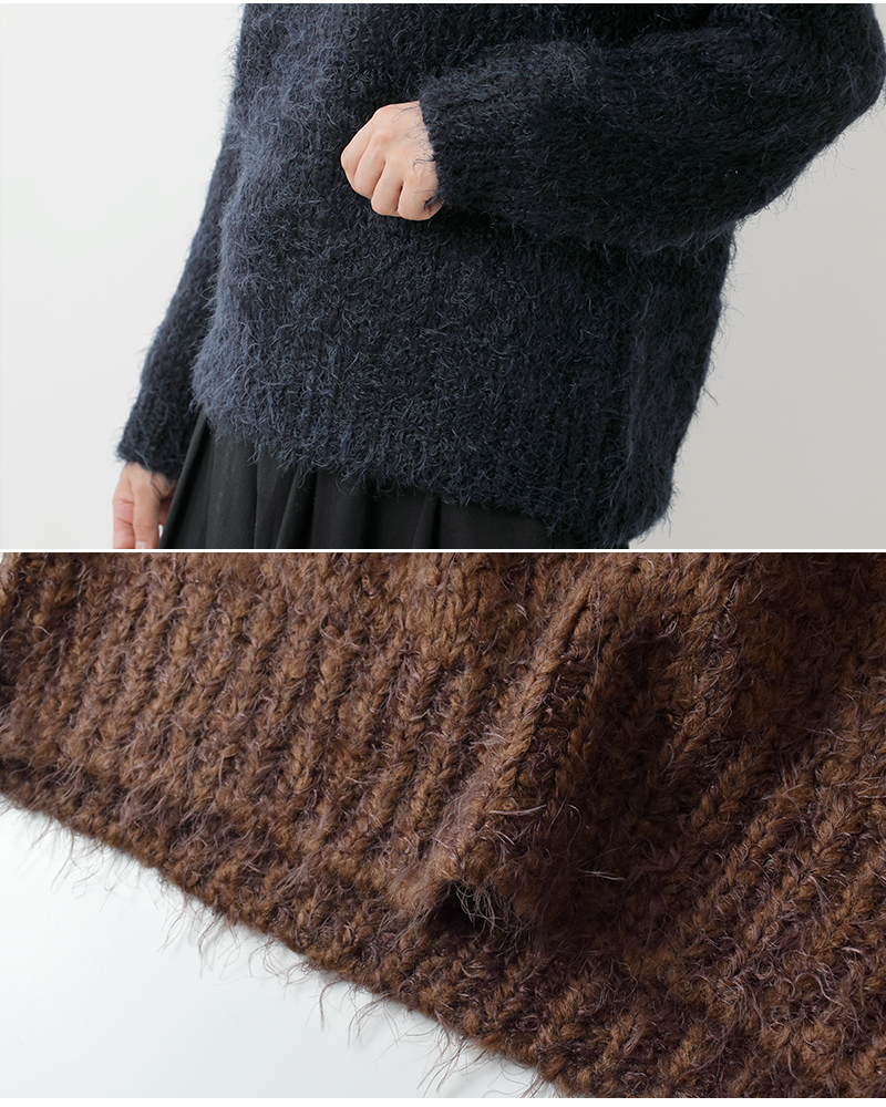 TRICOTS JEAN MARC(トリコット ジーン マルク)ボートネックニットプルオーバーlerida