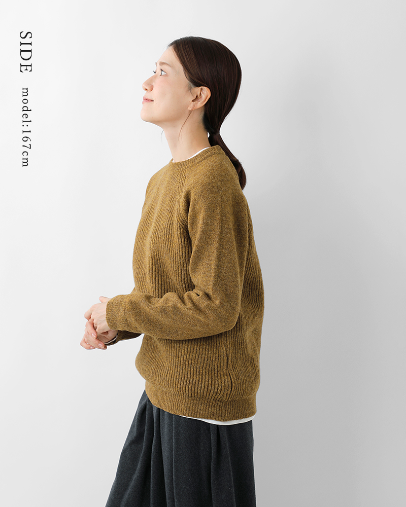 soglia(ソリア)シェットランドウールセーター“LERWICKShetlandSweater”lerwick-she-sw