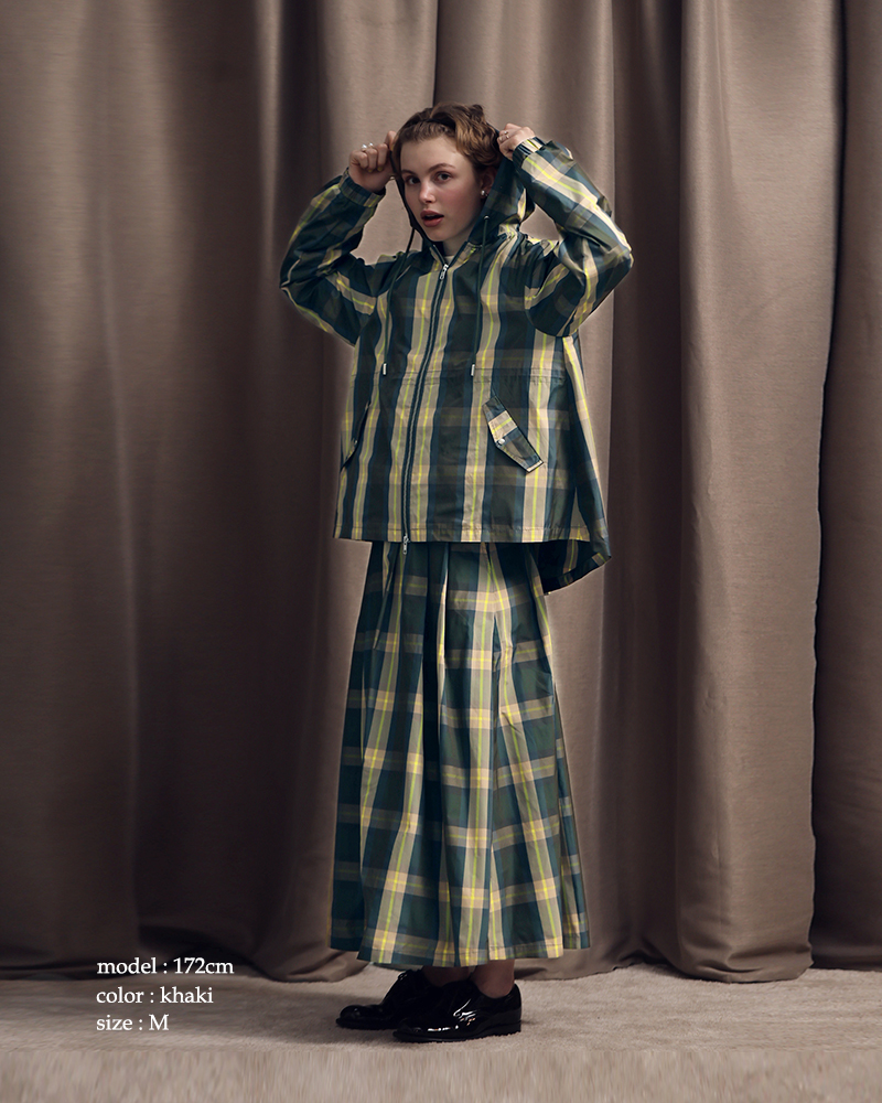 kelen(ケレン)チェックフーディージャケット“VICKY”lkl24fjk2037