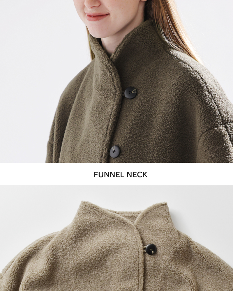 kelen(ケレン)デザインカラーボアコート“IOLL”lkl24wjk2051